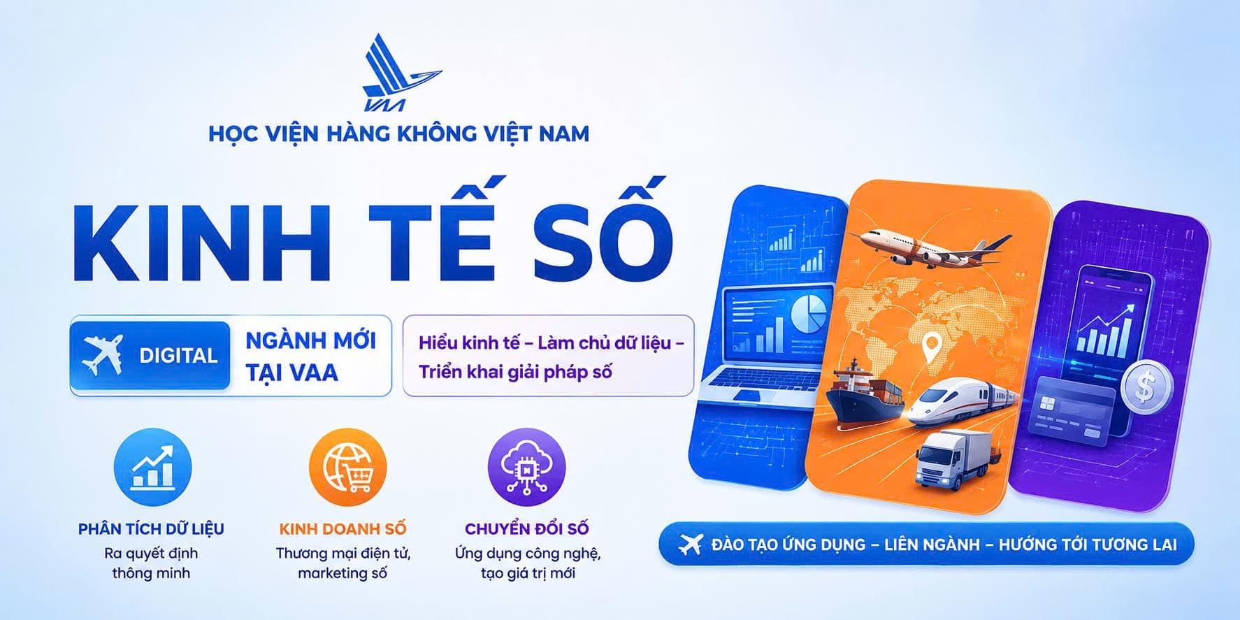 KINH TẾ SỐ KHÔNG CHỈ Ở SÀN THƯƠNG MẠI ĐIỆN TỬ, MÀ Ở CẢ SÂN BAY THÔNG MINH